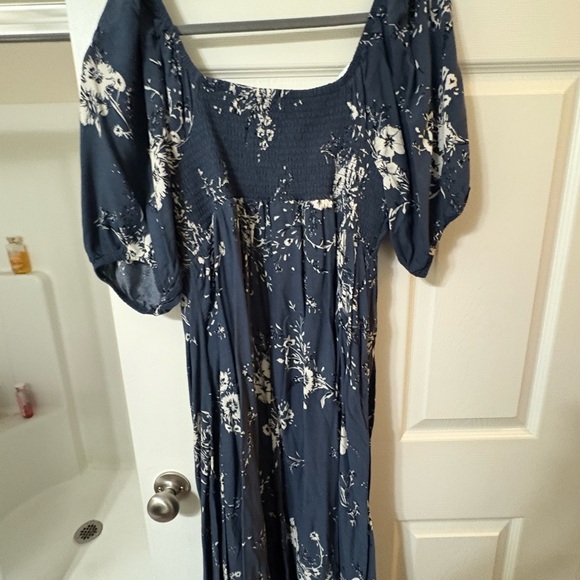 Maurices Navy Floral Dress - Picture 2 of 3